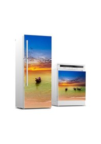 Resim Buzdolabı Ve Bulaşık Makinası Beyaz Eşya Sticker Kaplama Tayland 