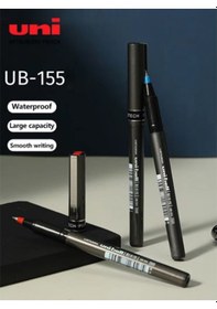 Resim Mavi Pilot Kalem Ub-155 Micro Deluxe 3 Adet Uniball Pilot Kalem 0.5 Mm Roller Uçlu Pilot Kalem İnce Uçlu Likit Mürekkep Mavi 