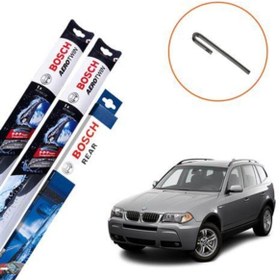 Resim Bosch Bmw X3 E83 Muz Silecek Takımı Ön Arka Aerotwin 2005-2009 