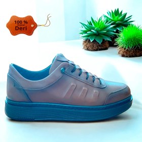 Resim Johan Scarpe Js Erkek Deri , Sneaker Ortapedik Ayakkabı Taba Kahve / Casual Man Tanjs03 