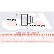 Resim GKN Glanzer 302464 Aks Kafası Iç Transporter T4 2.4 2.5 Saçlı Körüklü 