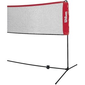 Resim Wilson 3.20 M Portatif Tenis ve Badminton Ağı File ve Direk S 