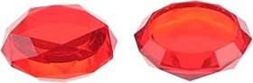 Resim VANJUNN Nintendo Switch NS Lite için 2 adet Joystick Kristal Başparmak Kavrama Kapak Kılıfı Analog Çubuk Kapaklar (Kırmızı) 
