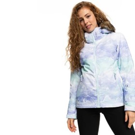 Resim Roxy Jet Ski Se Kadın Beyaz Snowboard Ceketi 