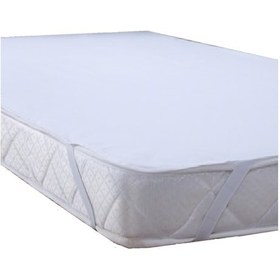 Resim Divanev Battal Çift Kişilik 220x200 Cm Sıvı Geçirmez Pamuk Alez Beyaz 