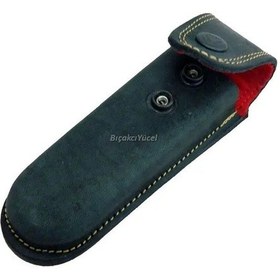 Resim Hakiki Deri Çakı Kılıfı No:5 - 15 Cm, Kemerlikli Seçili 