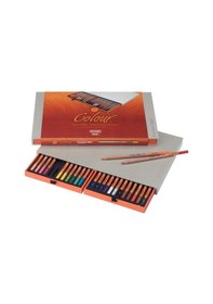 Resim Bruynzeel Design Profesyonel Kuru Boya Seti 24 Lü Çok Renkli 