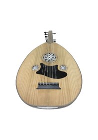 Resim Üst Kalite Ud Kanada Kapaklı Kenar İşlemeli Ceviz-siyah Maun 