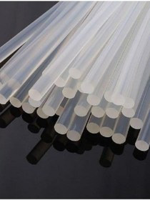 Resim Genel Markalar Sıcak Silikon Çubuğu 10 adet 7mm-30cm Mum Silikon İnce Uç Şeffaf 