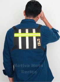 Resim Bosile Motosiklet Bisiklet Scooter Ön ve Arka Reflektörlü Göğüs Çantası 3 Gözlü 