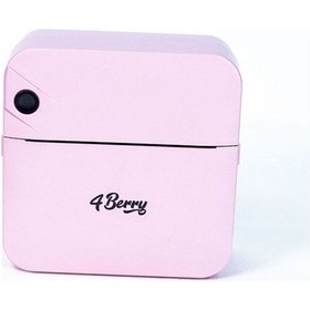 Resim Taşınabilir Ve Kablosuz Mini Yazıcı - Pembe Pembe 