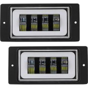 Resim Sulhul 12V 6000K Su Geçirmez LED Araba Motosiklet Muayene Işığı Modifiye Far Parlaklık Spot Işığı (Yurt Dışından) 