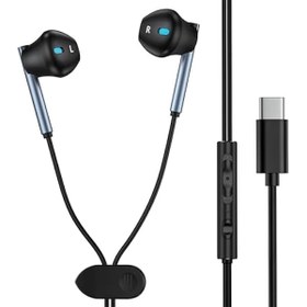 Resim Samsung Kulaklıklar Kablolu USB C Galaxy A16 5G A35 S25 S24 Artı Ultra FE S23 S22 S21 A55 A54 Z Fold6 Flip6, Andriod Telefon Kulakiçi Kablolu USBC Tel Kulaklık Kulaklıklar, Kontrol Mikrofon, Ses 