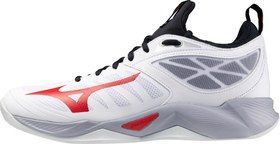Resim Mizuno Wave Dimension Unisex Voleybol Ayakkabısı Beyaz / Gri 