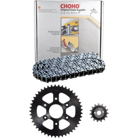 Resim CHOHO BAJAJ DOMİNAR 400 ZİNCİR DİŞLİ TAKIMI KOMPLE (ORİNGLİ) 