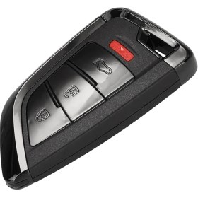 Resim Skyeyyt Xhorse Için XSKF21EN Evrensel Akıllı Yakınlık Uzaktan Anahtar 4 Düğme Bıçak Tarzı Fob Vvdı Anahtar Aracı (Siyah) (Yurt Dışından) 