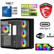 Resim MSI GAMİNG DDR5-RTX 5070 12 GB-İNTEL İ7 14700KF-32GB DDR5 RAM-1 TB M.2 SSD-WİNDOWS 11 PRO-SIVI SOGUTMALI 