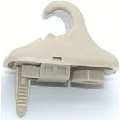 Resim Chuangyinshop Hyundai Veloster Accent Elantra 2014 Gri Beige Güneşlik Kancası Abs Kolay Montaj 