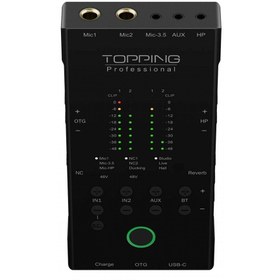 Resim Topping Professional 05 0012 M62 Ses Kartı (Siyah) | 32-bit/384kHz Yüksek Çözünürlük 