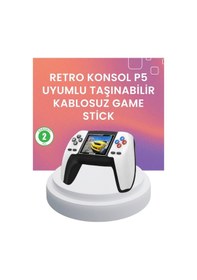 Resim Bfs Kompakt Retro Oyun Konsolu P5 Gamepad İle Eski Günlere Dönün 
