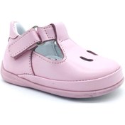 Resim Nubebe Kız Bebek Fasülye Modeli Ilk Adım Ayakkabısı Pembe 