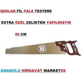 Resim Işiklar 50 Cm Pala Testere Gürgen Sapli Ağaç Testeresi 