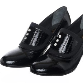 Resim Costo Shoes 58974 Siyah Rugan Büyük Numara Abiye Kadın Ayakkabı 