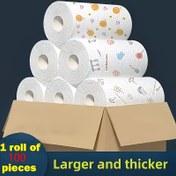 Resim 1 Rulo Noel Temalı Mutfak Havlusu - Emici, Yağa Dayanıklı, Kalın ve Sağlam Kuru/İslak Kullanım İçin - Ağaçlar, Hediyeler ve Çoraplarla Şenlikli Tatil Dekoru - Dispenser Uyumlu Tasarım, Noel Mutfak Havluları, Ev Temizliği, Mevsim Dekorasyonu, Emici Malzeme, Ev Gereçleri 