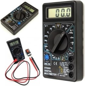Resim Robinanka Dijital Avometre Multimetre Ölçü Aleti Akım Voltaj Direnç Ölçer 