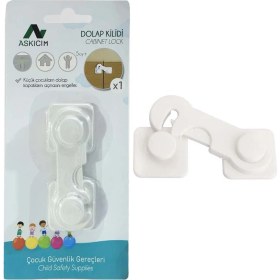 Resim 2 Adet Bebek Çocuk Güvenliği Için Dolap ve Çekmece Kilidi 