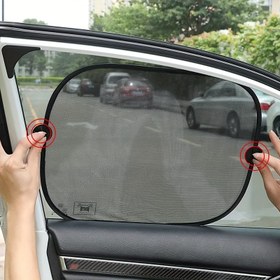 Resim Araç Güneşlik UV Koruma Araç Perdesi Araç Pencere Güneşlik Yan Pencere Fileli Kılıf Araç Bagaj RV Seyahat Malzemesi 