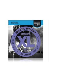 Resim D'addario Exl115bt Xl Nickel Serisi Elektro Gitar Tel Seti 11-50 