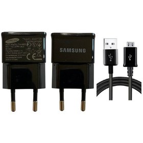 Resim Senalstore Samsung Uyumlu Şarj Cihazı Aleti Ve Micro Usb Kablo - Siyah 