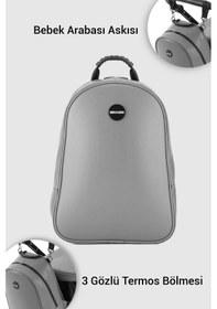 Resim Novabag Anne Bebek Bakım Çantası, Gri Gri 