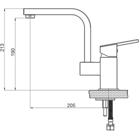 Resim Ritmo Tek Gövde Lavabo Bataryası Krom Mtl85-C Gpd 