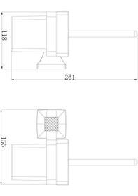 Resim Eva Banyo Fontana Fd-91106 Krom Tuvalet Fırçalığı 