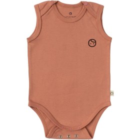 Resim Ayarlanabilir Çıtçıtlı Atlet Pembe Organik Pamuk Gusto Baskılı - 6-12 Ay 