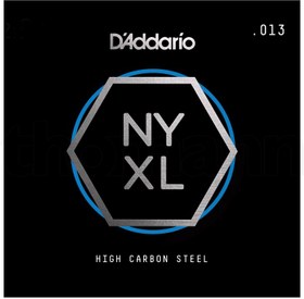 Resim D'Addario NYS013 High Carbon Steel Single Elektro ve Akustik Gitar Tek Tel (13) 