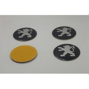 Resim Peugeot Jant Göbeği Etiketi 55Mm Çap 