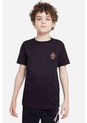 Resim Ayı 3D Gözlük 3 Boyutlu Gözlük Baskılı Unisex Çocuk Siyah T-Shir 
