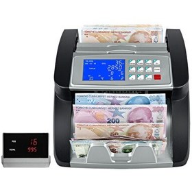 Resim Baove GB6100 Karışık Para Sayma Makinesi ve Sahte Para Yakalama - TL - Türkçe Uyarı Sistemi 