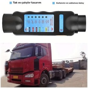 Resim Wangxi Avrupa Standarti 12v 7 Pin Pimli Kamyon Kontrol Test Plugu Rv Baglayici 