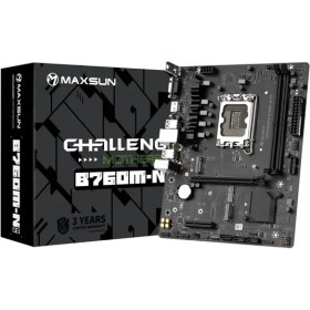 Resim Maxsun Challanger B760M-N LGA1700 Ddr5 6000 Mhz M.2 HDMI Matx Intel Anakart 
