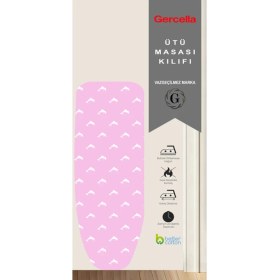 Resim Pembe Xsmall Ütü Masası Kılıfı Bezi Örtüsü Hediye Paketli 