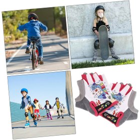 Resim BGA çocuk eldiveni bisiklet paten spor outdoor kamp spor eldiveni 