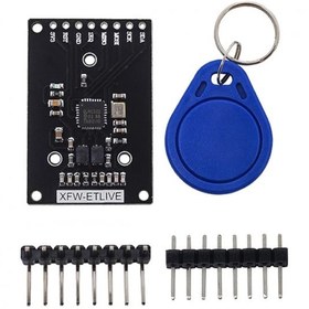 Resim 13.56Mhz RFID Okuyucu Modül Mini NFC Manyetik Kart Etiket Okuyucu Personel Takip Kapı Giriş Kontrol 