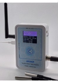 Resim Gprs Çift Problu Sıcaklık Ve Nem Takip Cihazı 