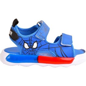 Resim Erkek Çocuk Işıklı Örümcek Adam Spider Sandalet Kırmızı 