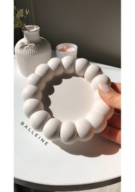Resim Bernami Mumluk Şamdanpinterest Bubble Dekoratif Beton Tabak /takı Tabağı/bardak Altlığı/organizer/sunumluk Diğer 