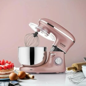 Resim Schafer 6 Hız Kademeli Premium Prochef Xl Stand Mikser 5 L Paslanmaz Çelik Hazne 1400W Güçlü Motor Rosegold + Onerous Mutfak Tartısı 